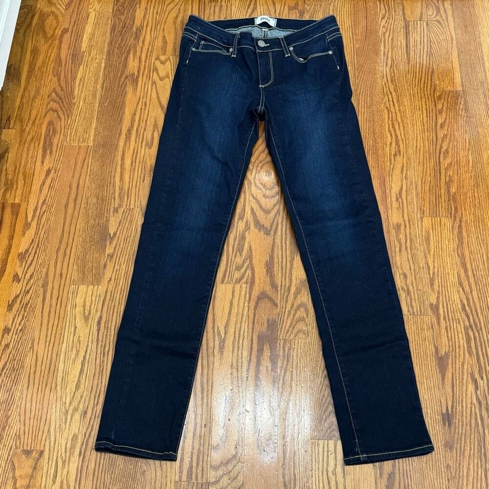 Paige Skyline Skinny Maggie Dark Wash Jeans